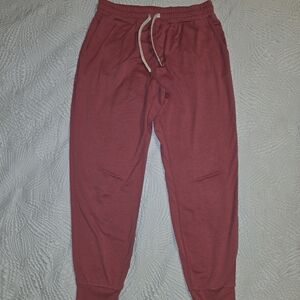 Vuori Red Drawstring Boyfriend Joggers Women's Small Or XS